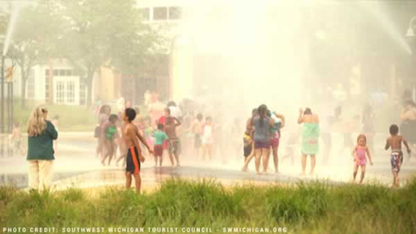 Whirlpool Compass Fountain